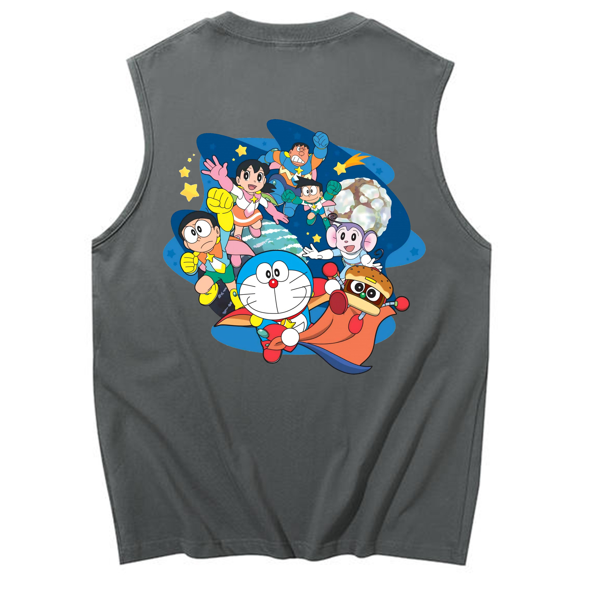（画像用） ドラえもん Doraemon コットン100％タンクトップ（背面プリント）